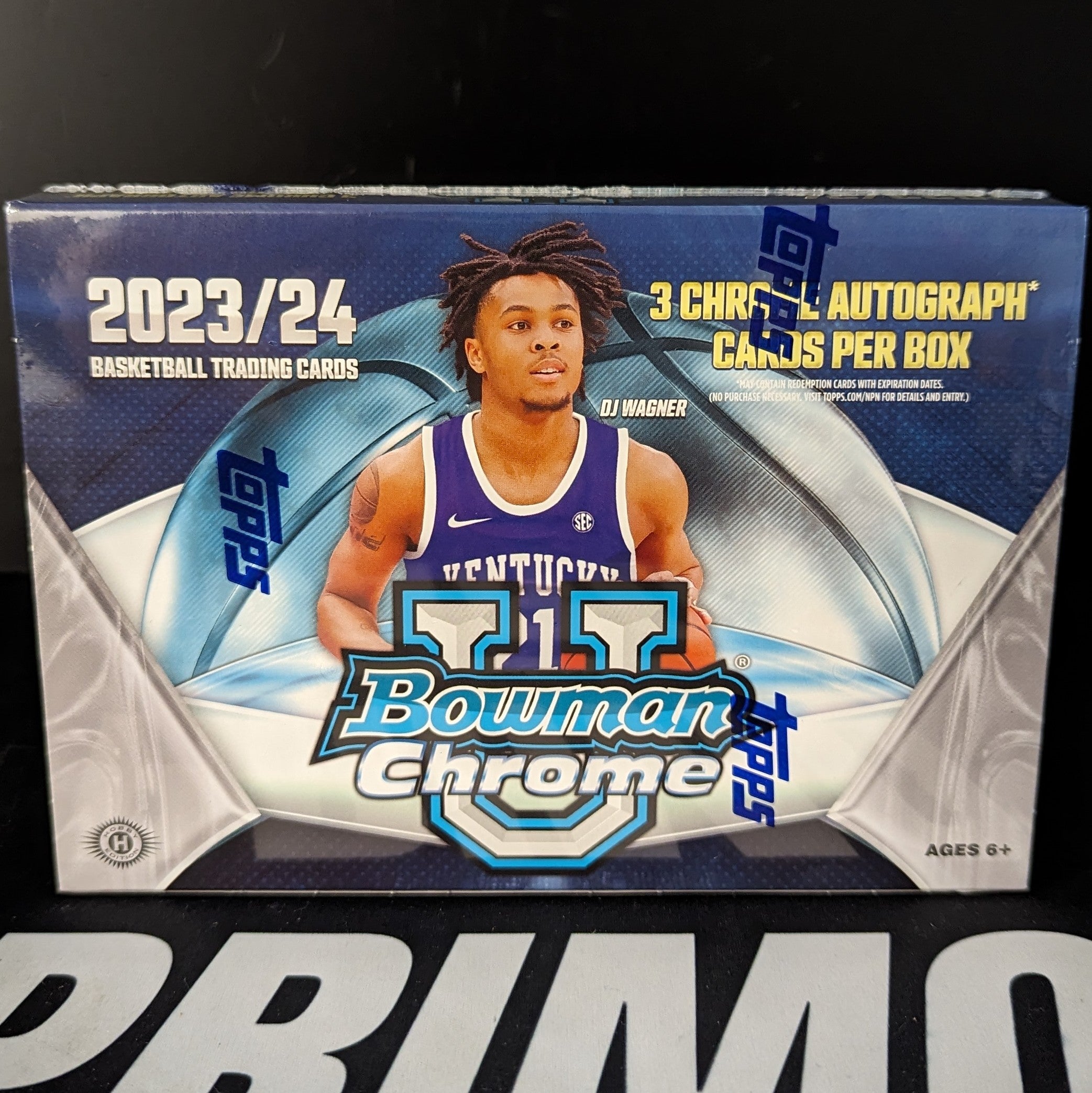 2023/24 Bowman Chrome University Basketball Value Box – 7 Packs, Chase Autographs, Caitlin Clark & Bronny James Rookie Cards!