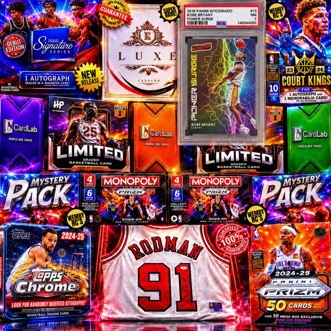 FRIDAY NIGHT LIGHTS!!! THE KOBE CLASSIC!! GUARANTEED BLACK MAMBA POWER SURGE & RODMAN AUTO JERSEY!! ROOKIE WEMBY & KABOOM HUNTING!! - 30 SPOT RANDOM (6848)