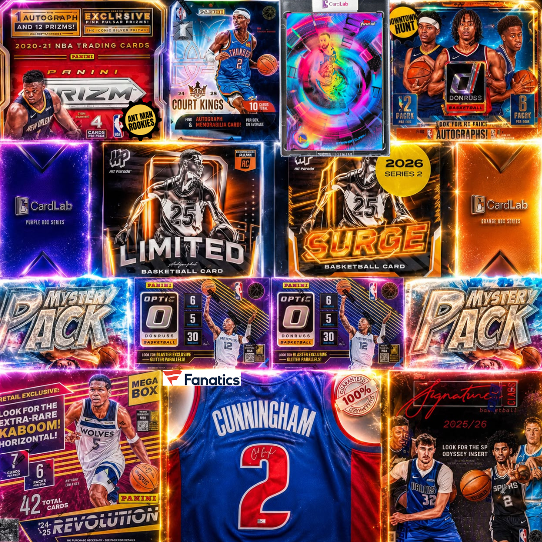 THE CADE STEPH DOWNTOWN DREAM!! GUARANTEED STEPH SSP AND SIGNED FANATICS CADE JERSEY!! HUNTING MORE DOWNTOWNS FROM BRAND NEW DONRUSS!! - 30 SPOT RANDOM (6874)
