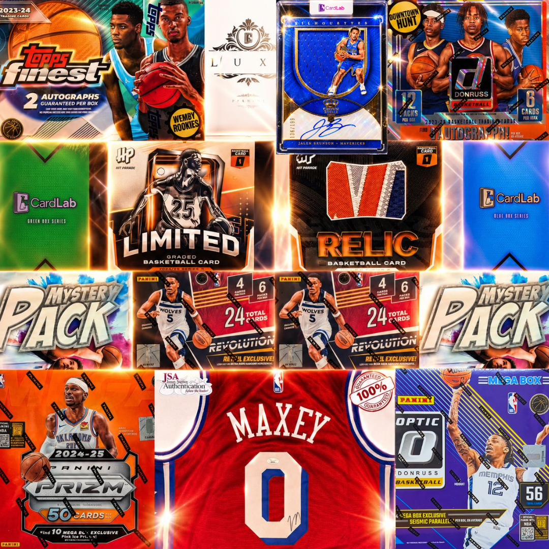 THE BRUNSON BURNER!!!! GUARANTEED JALEN BRUNSON CROWN ROYALE RPA!!!! MAXEY AUTO JERESY WITH FLAGG AND WEMBY ROOKIE CHASE!!! - 30 SPOT RANDOM (6877)