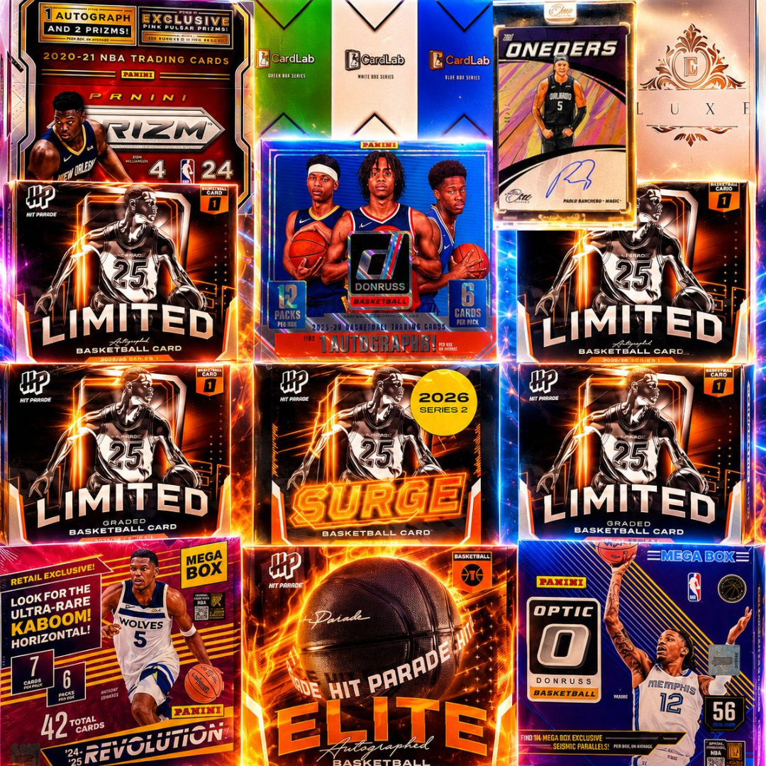 THE ONE-DERFUL REPACK REMIX!! GUARANTEED PAOLO ONE&ONE AUTO /35!! SIX HUGE HIT PARADE REPACKS, SIGNED BALL, 20-21 PRIZM AND DOWNTOWN HUNTING FROM DONRUSS!! - 30 SPOT RANDOM (6926)