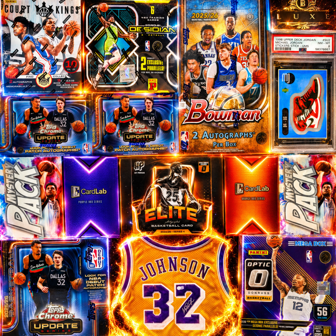 BREAKING TODAY - OLD SCHOOL JORDAN MAGIC MANIA!! THE ORIGINAL SNEAKER & MAGIC AUTO JERSEY GUARANTEED!! BOWMANS FLAGG AUTO HUNTING!!! - 30 SPOT RANDOM (7061)