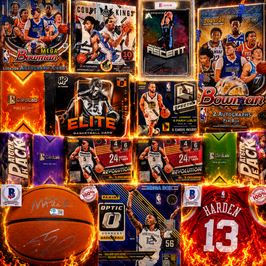 THE ROOKIE ASCENSION!!! GUARANTEED TATUM ROOKIE AUTO, HARDEN JERSEY & SHAQ + MAGIC DUAL AUTOGRAPHED BALL!! CHASING BLANK SLATES & FLAGG AUTOS!! - 30 SPOT RANDOM (7094)