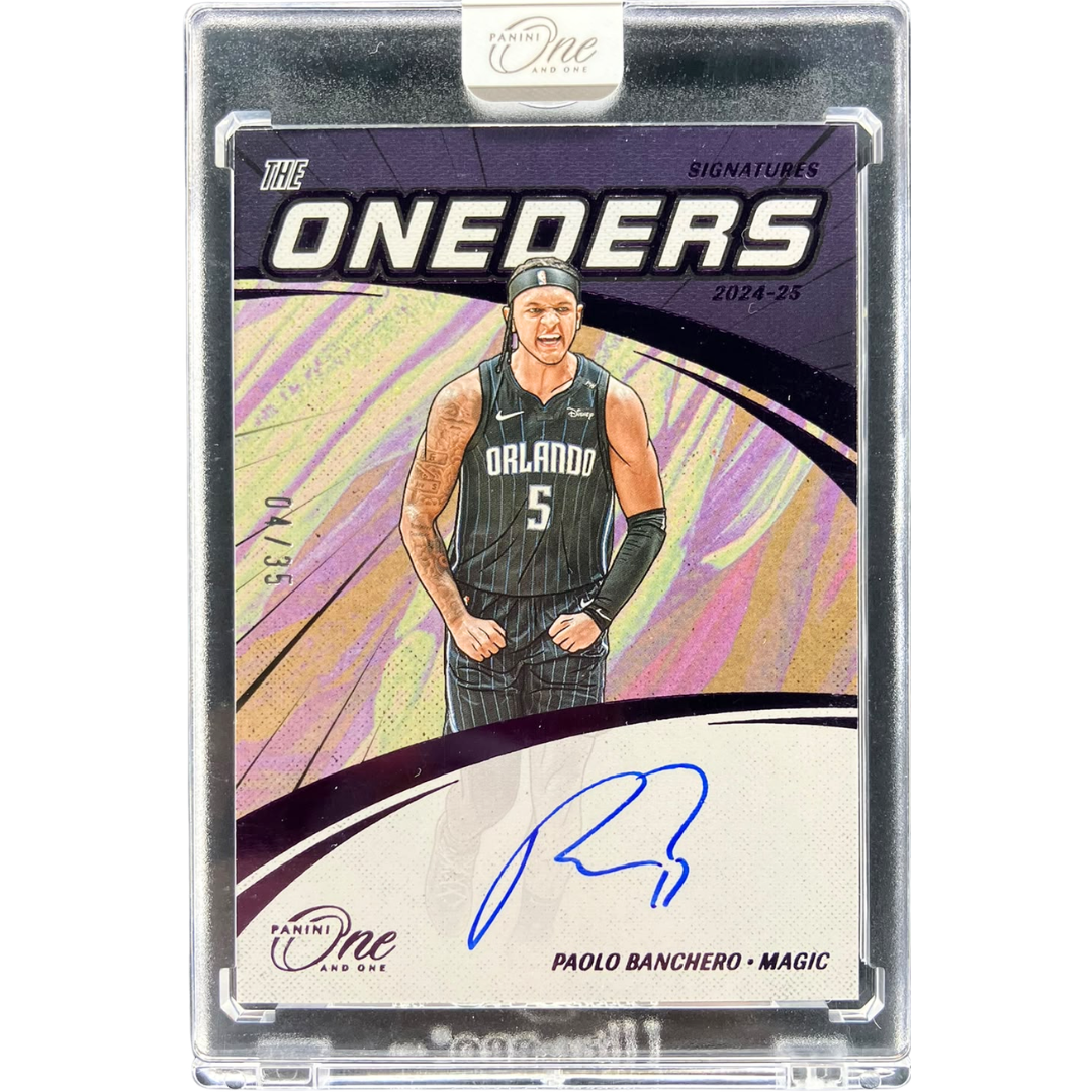 THE ONE-DERFUL REPACK REMIX!! GUARANTEED PAOLO ONE&ONE AUTO /35!! SIX HUGE HIT PARADE REPACKS, SIGNED BALL, 20-21 PRIZM AND DOWNTOWN HUNTING FROM DONRUSS!! - 30 SPOT RANDOM (6926)