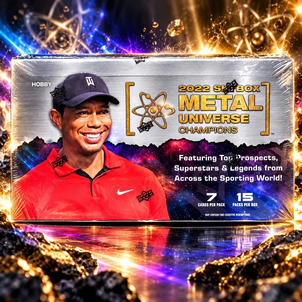 23 Upper Deck Skybox Metal Universe Champions Hobby Box