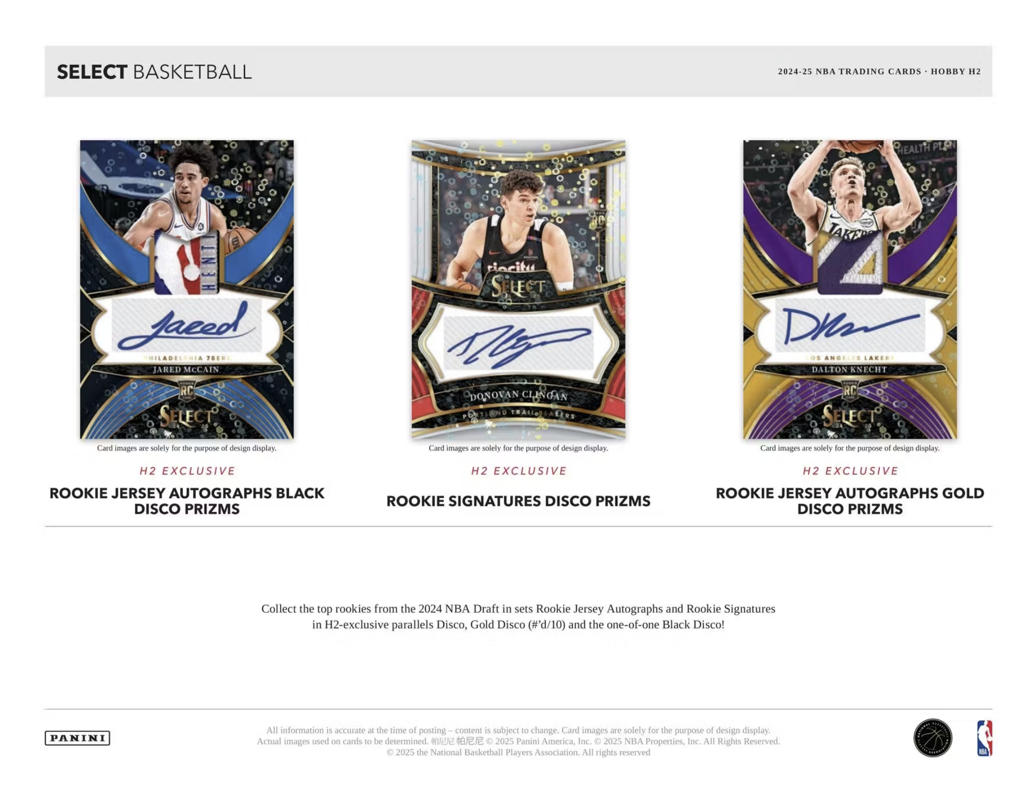 2024/25 SELECT H2!!! HUNTING DISCO PARALLELS, ROOKIE AUTOS AND COURTSIDES!!! - PICK YOUR TEAM (6050)