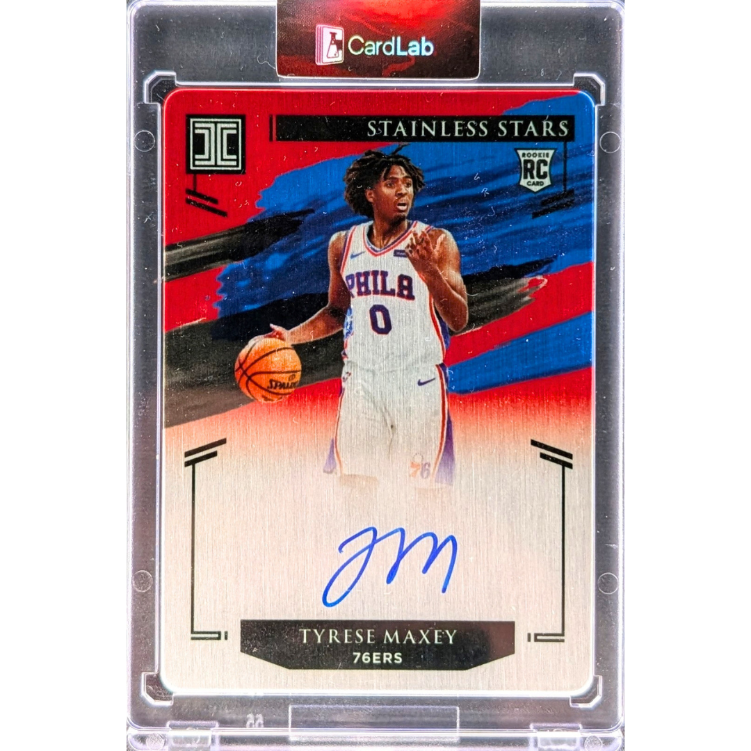 THE 2020 ALL STAR STUNNER!! GUARANTEED TYRESE MAXEY ROOKIE STAINLESS AUTO /18 & HALIBURTON AUTO JERSEY!! HUGE NEW ORIGINS & CHROME BLACK HUNTING!! - 30 SPOT RANDOM (7167)