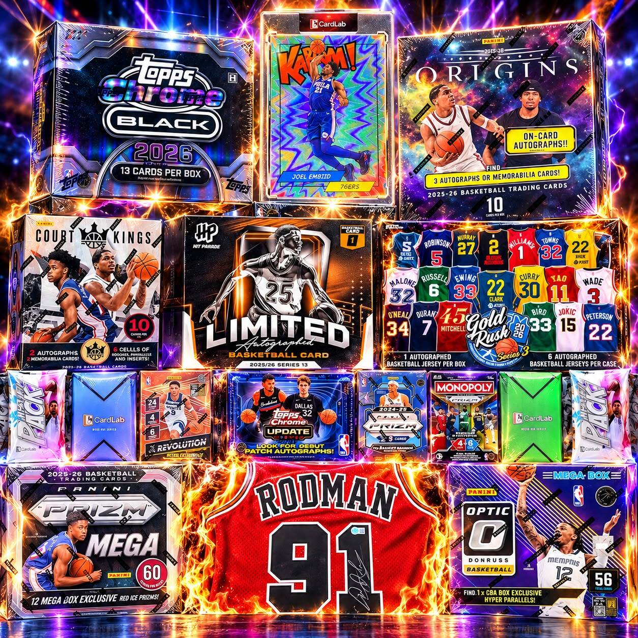 The Worm & The Kaboom - 30 Spot Random break products