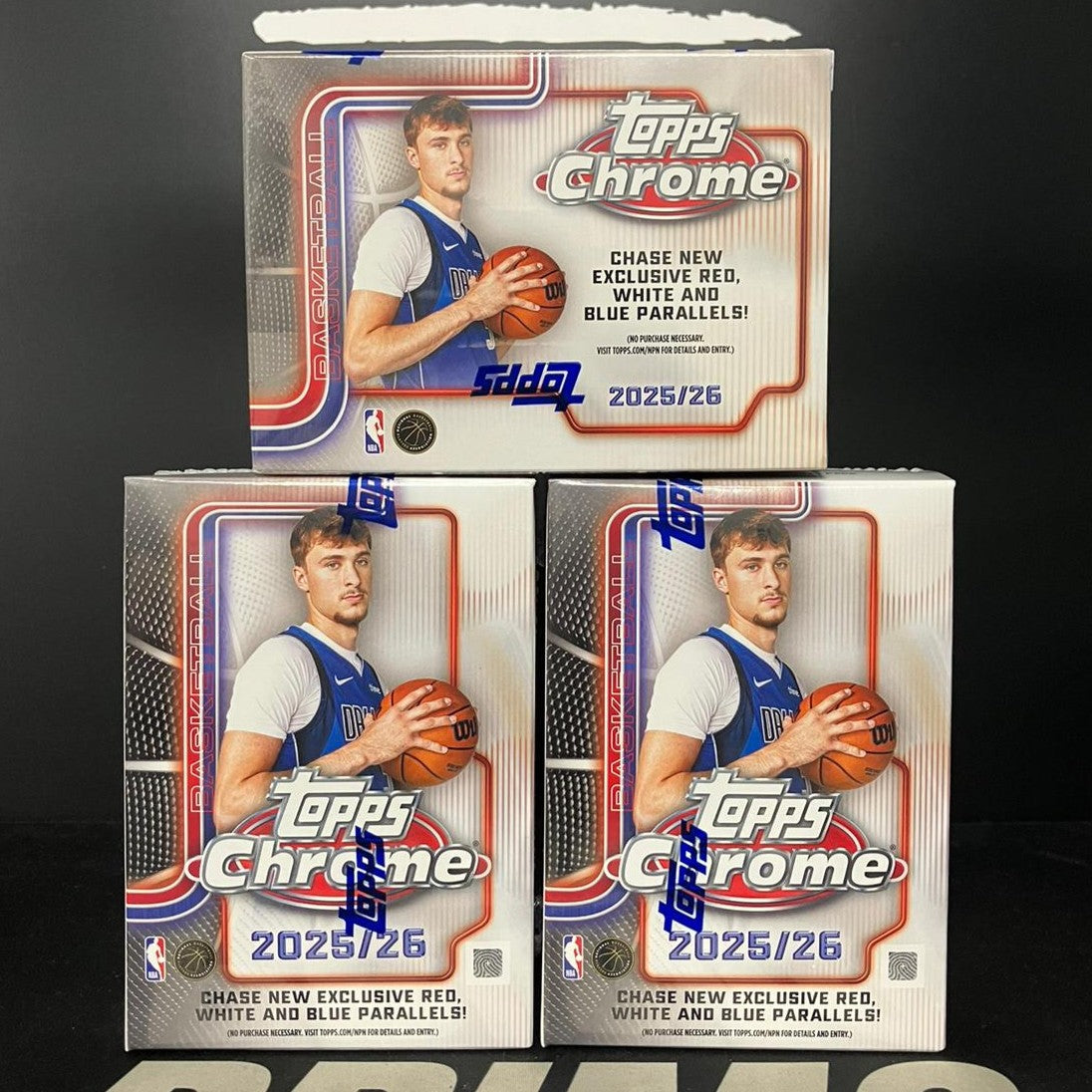 TOPPS CHROME TRIPLE THREAT!! THREE TOPPS CHROME BLASTERS HUNTING FLAGG, WEMBY AND MANY MORE INSANE ROOKIES!! - PICK YOUR TEAM (6880)