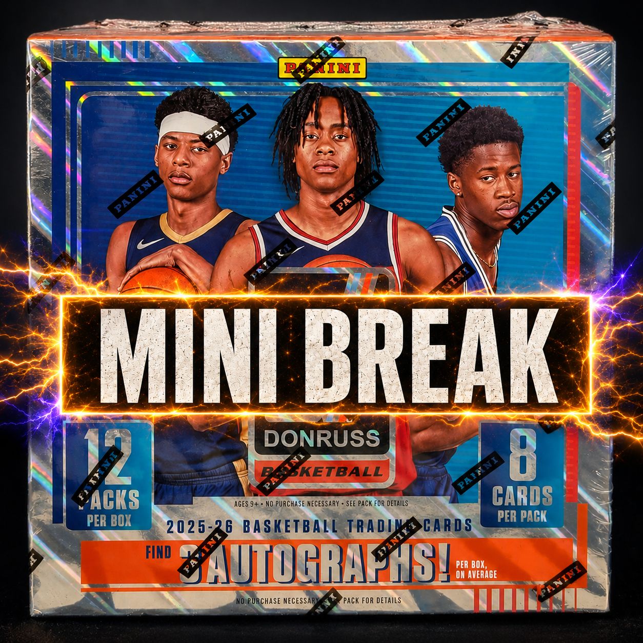 50/50 DOWNTOWN MINI!!! - PANINI DONRUSS BASKETBALL HOBBY BOX!!!!!  HUNTING THOSE DOWNTOWNS VJ, JEREMIAH FEARS, TRE JOHNSONS AUTOGRAPHS, BASE PARALLELS, OPTICS AND INSERT PARALLELS!!!!! - 10 SPOTTER - (6930)