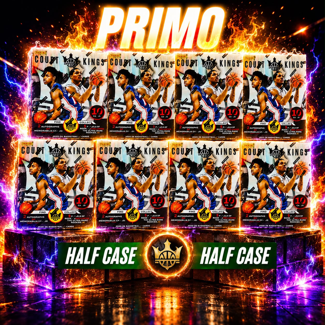 BRAND NEW RELEASE 25/26 COURT KINGS HOBBY HALF CASE!! BRAND NEW BLANK SLATE CHASE OF VJ, FEARS AND NEW DRAFTEES!! 16 HUGE GUARANTEED AUTOS!! - 30 SPOT RANDOM (6982)