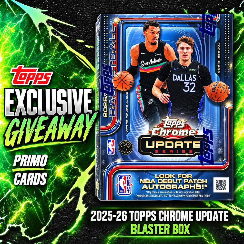 Win a 2025-26 Topps Chrome Update Basketball Blaster Box