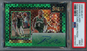 2023 Panini Select Damian Lillard Green Prizm Auto Card /5 PSA 9