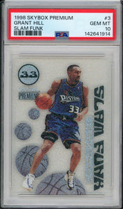1998 Skybox Premium Grant Hill Slam Funk #3 PSA 10