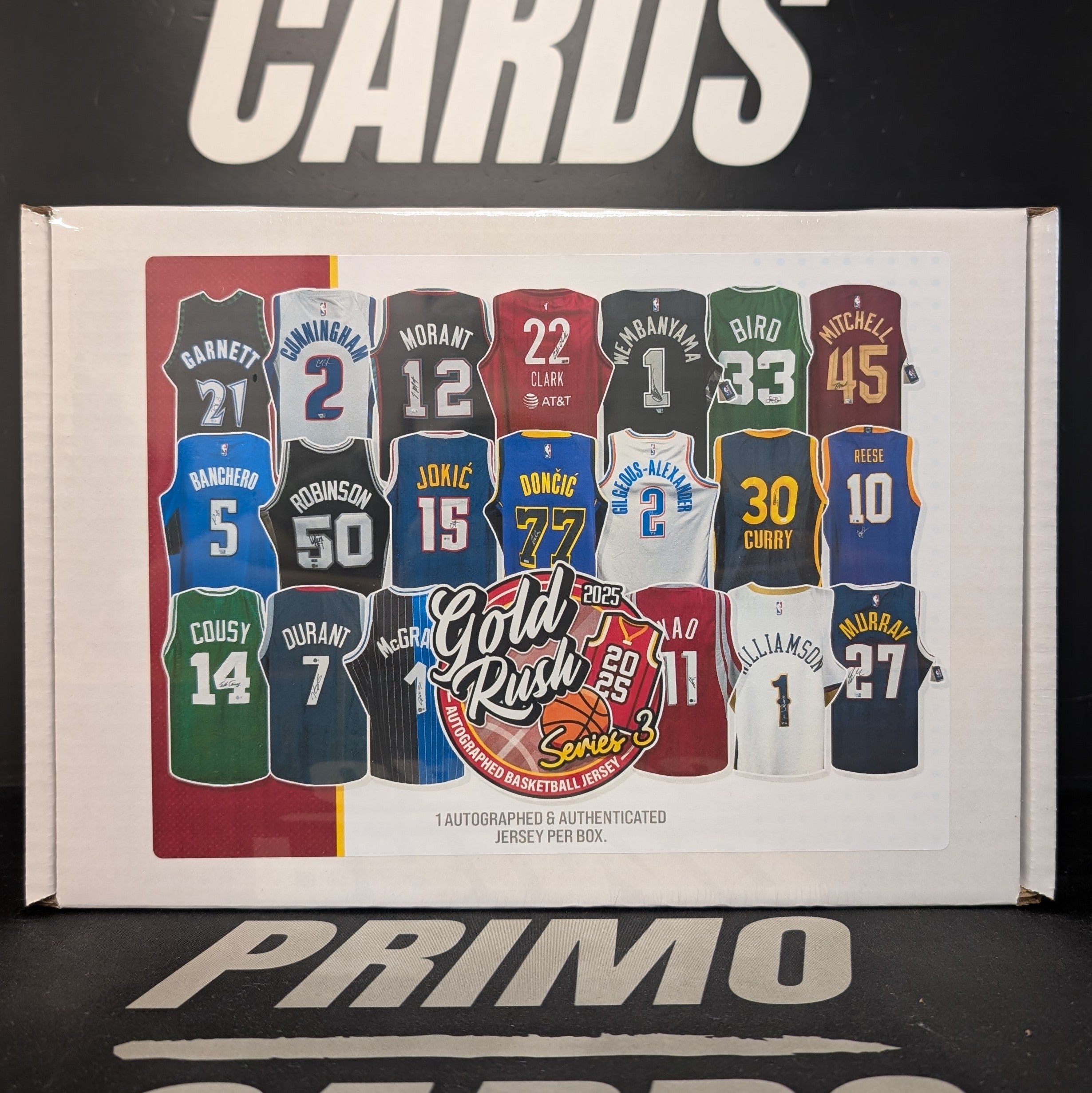 2025 Gold Rush Autographed Basketball Jersey Series 3  - Private NBA Break