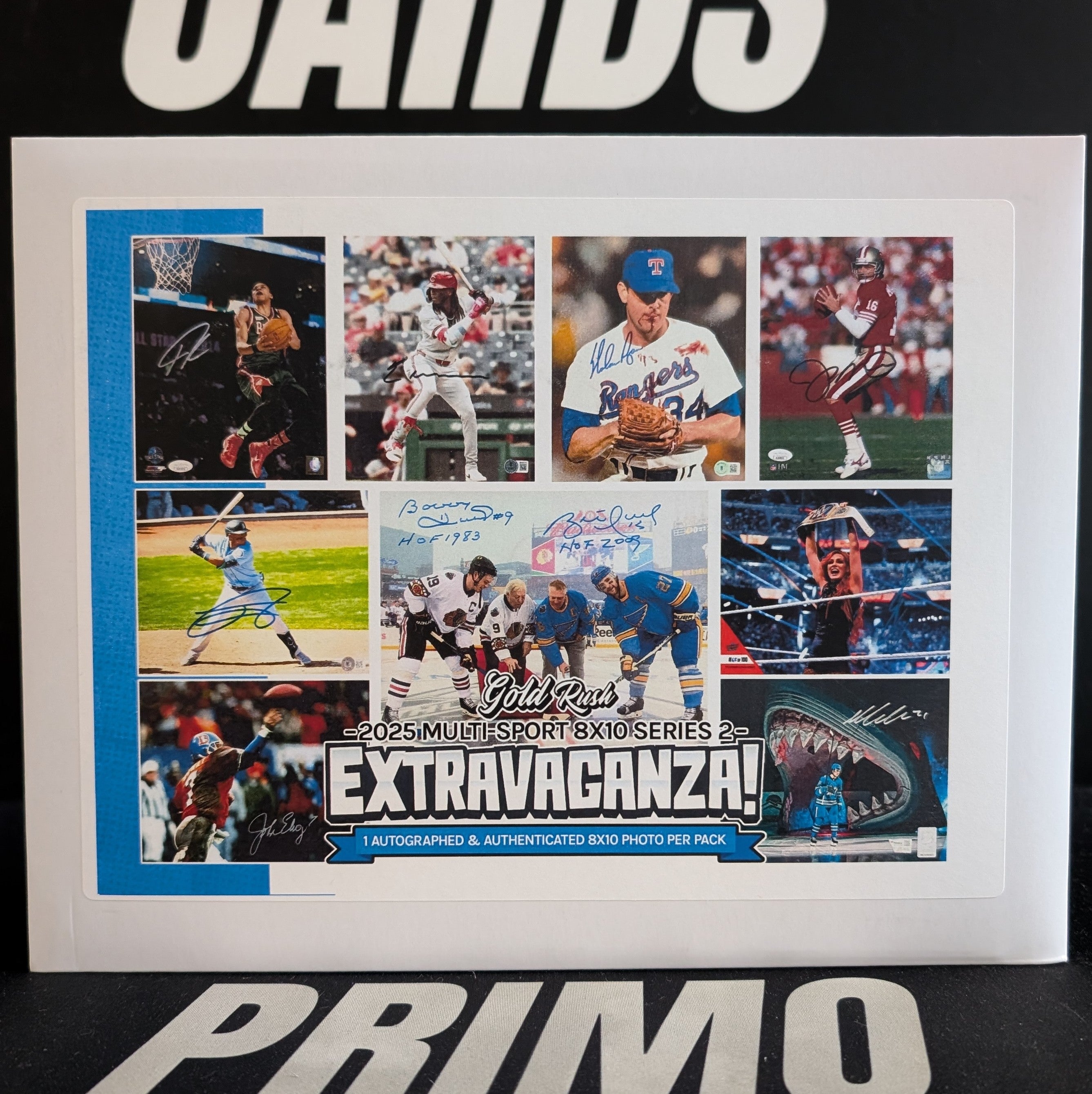 2025 Gold Rush Extravaganza Autographed Multi-Sport 8x10 Photo Edition Series 2 Pack  - Private NBA Break