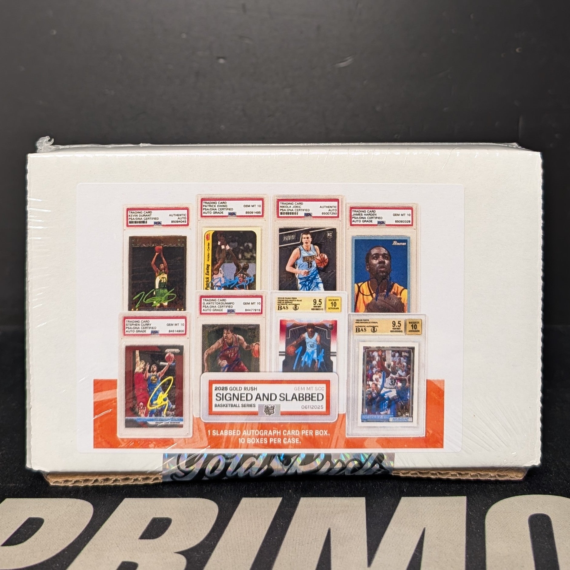 2025 Gold Rush Signed & Slabbed Basketball Box - Private NBA Break