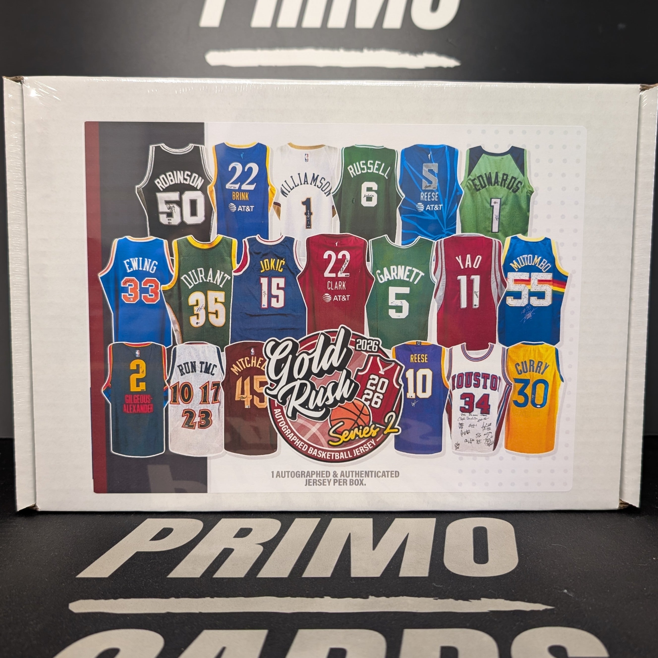 2026 Gold Rush Autographed Basketball Jersey Series 2 - Private NBA Break