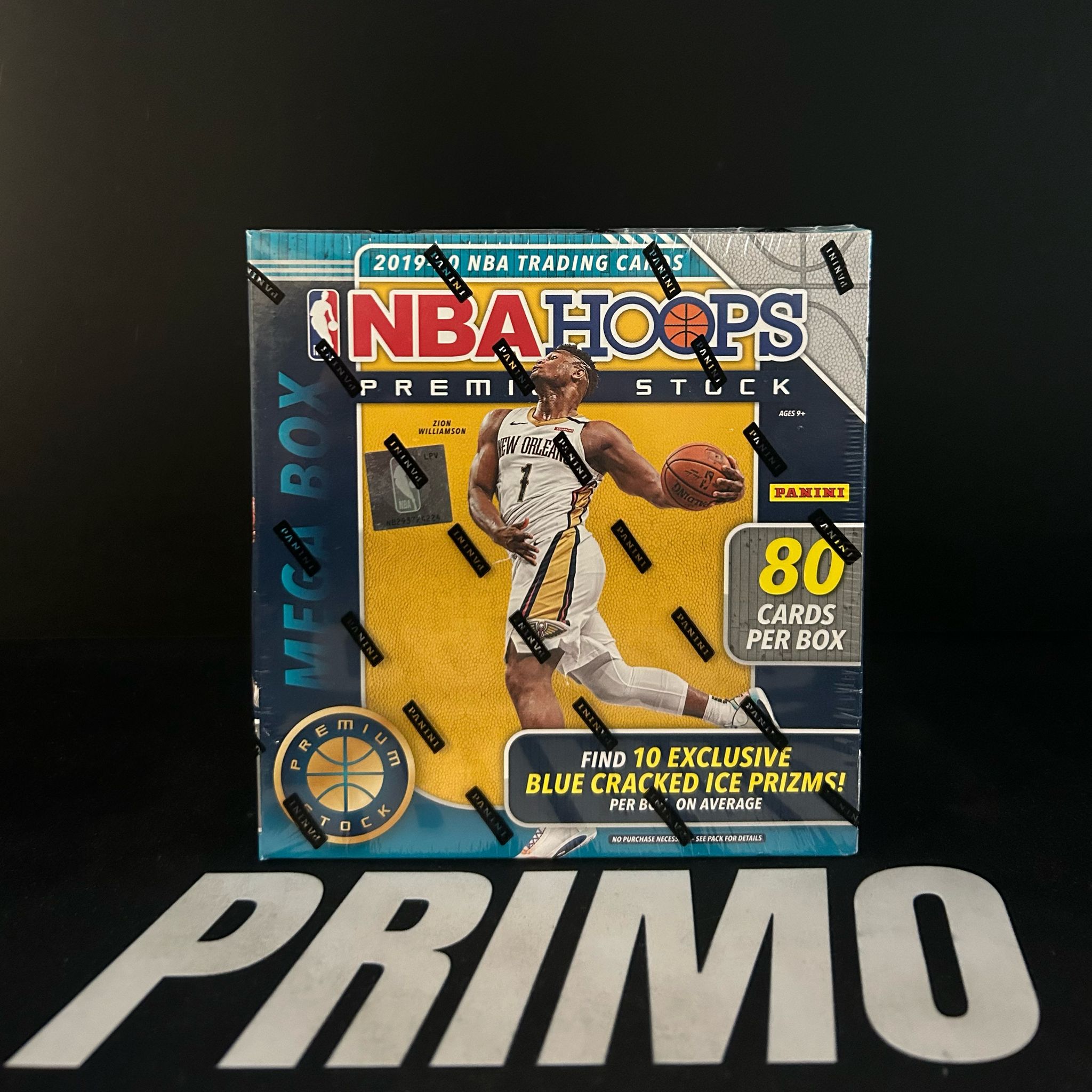 2019/20 Panini Hoops Premium Stock Basketball Mega Box (Blue Ice) - Private NBA Break